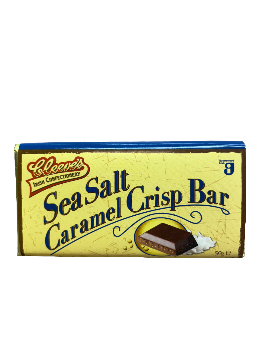 Cleeves SeaSalt Caramel Crisp Bar