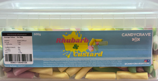 Candy Crave Rhubarb and Custard Pencils