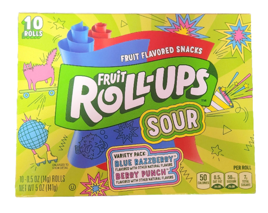Fruit Roll-Ups Sour