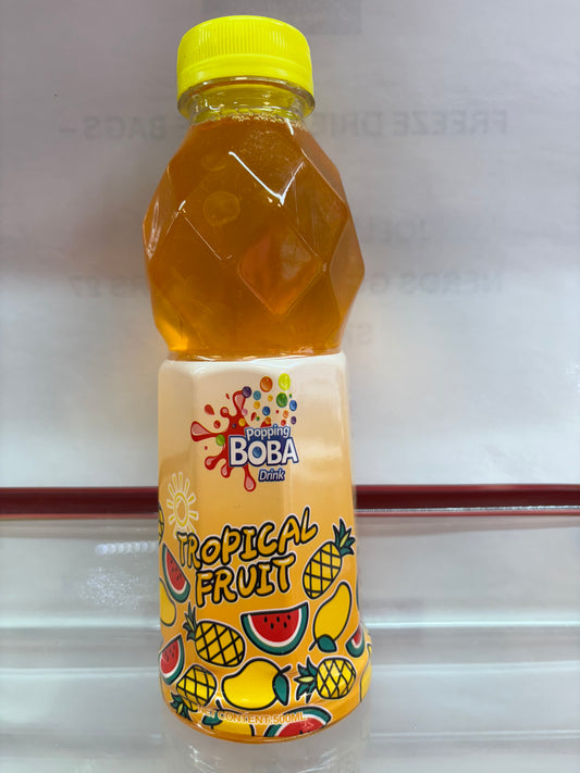 Popping Boba Tropical Fruit Bubble Tea 500ml