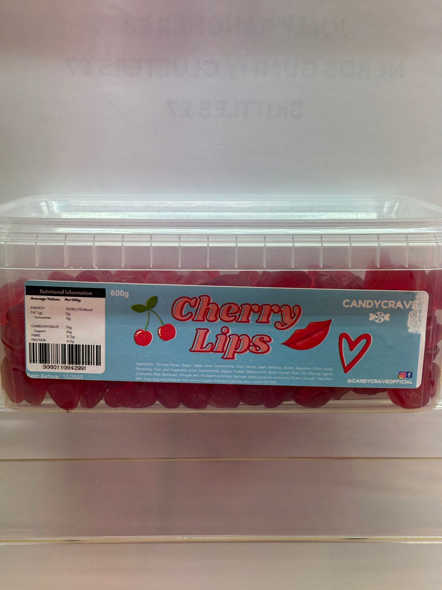 Candy Crave Cherry Lips 600g