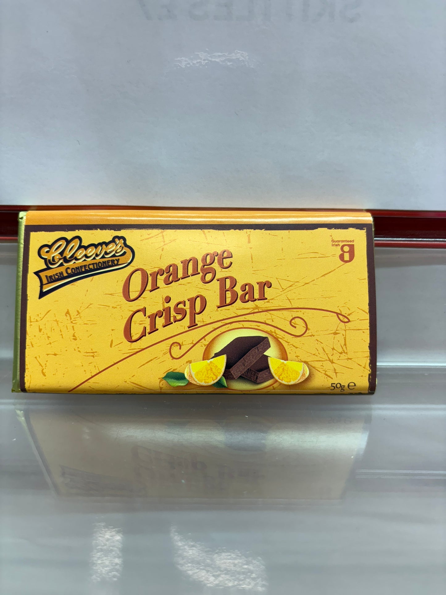 Cleeves Orange Crisp Bar 50g