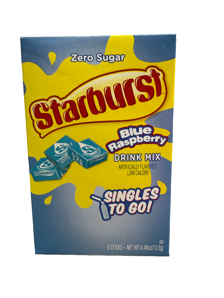 Starburst Blue Raspberry Singles To Go