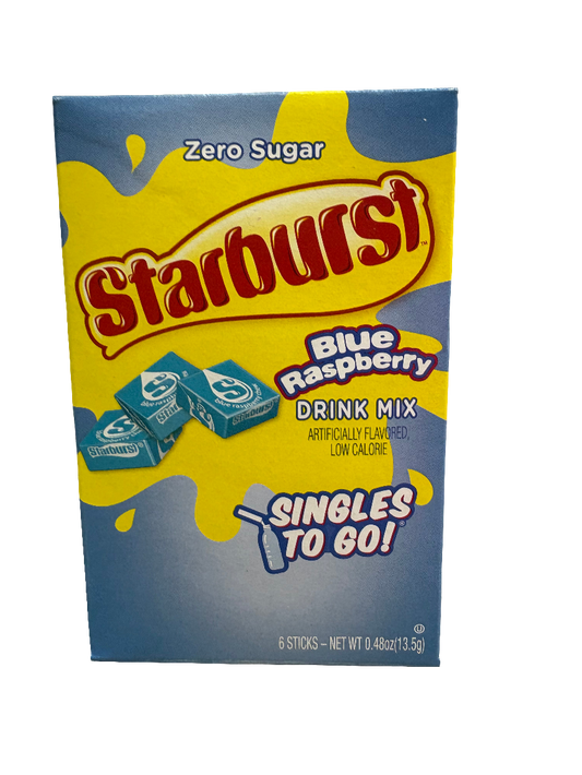 Starburst Blue Raspberry Singles To Go