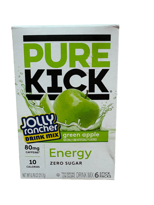 Pure Kick Jolly Rancher Apple Singles To Go