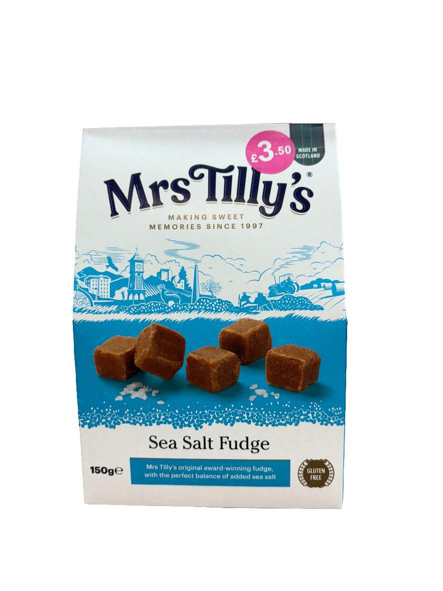 Mrs Tilly’s Sea Salt Fudge