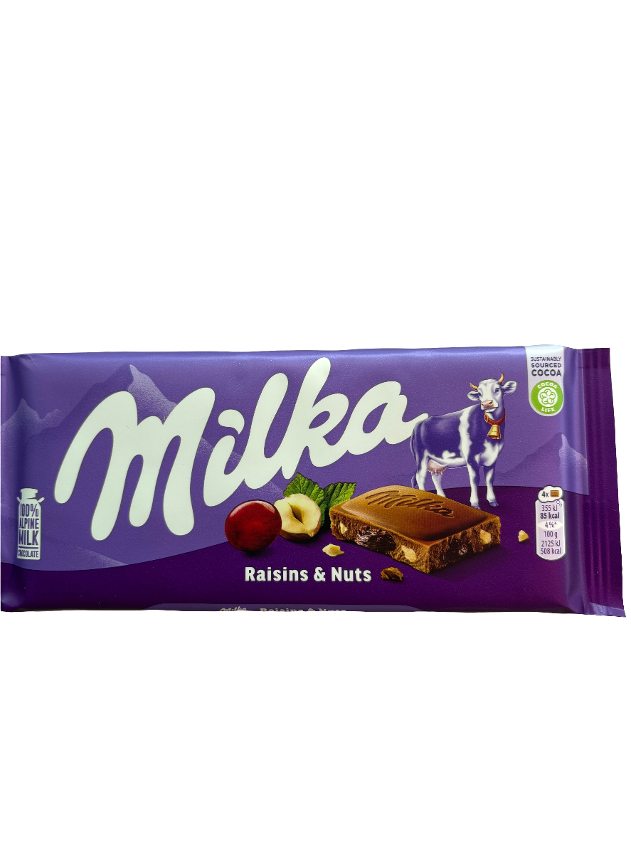 Milka Raisins and Nuts