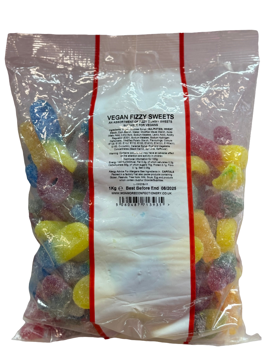 Vegan Fizzy Pick And Mix 1kg