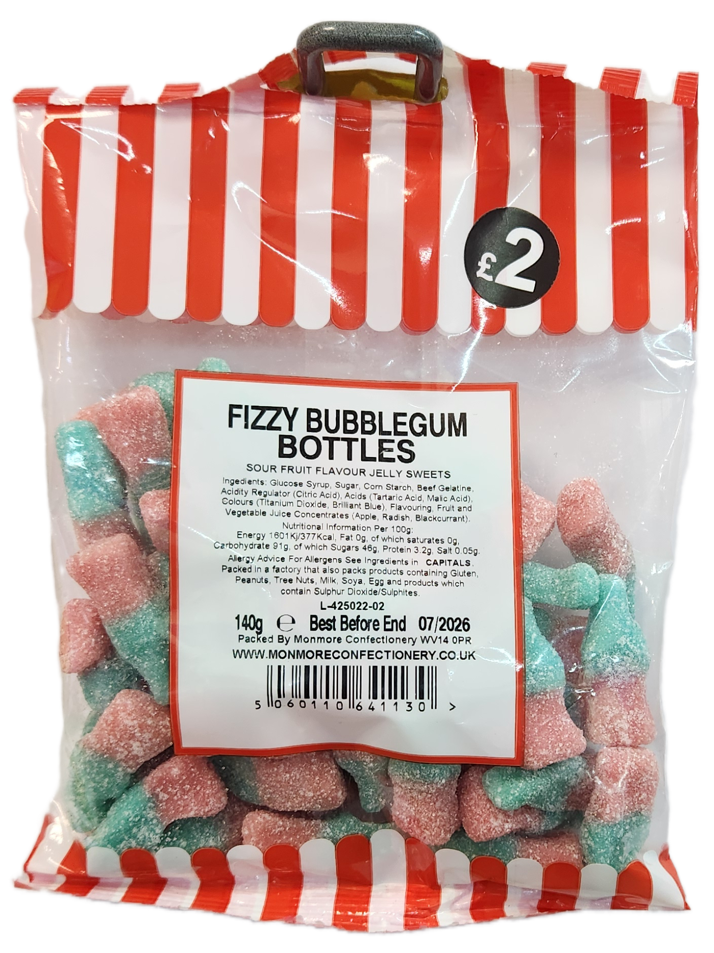 Fizzy Bubblegum Bottles