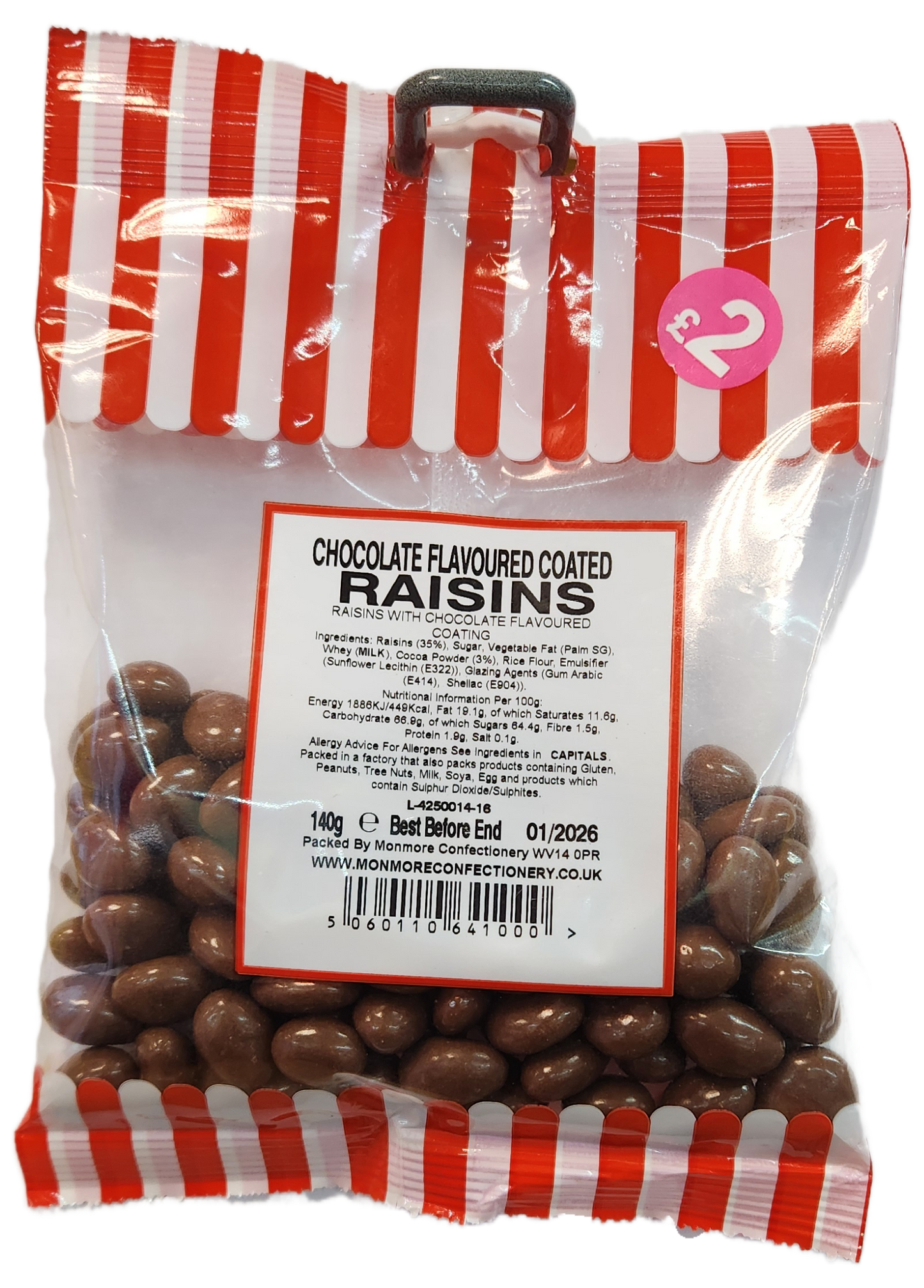 Chocolate Flavored Coated Raisins