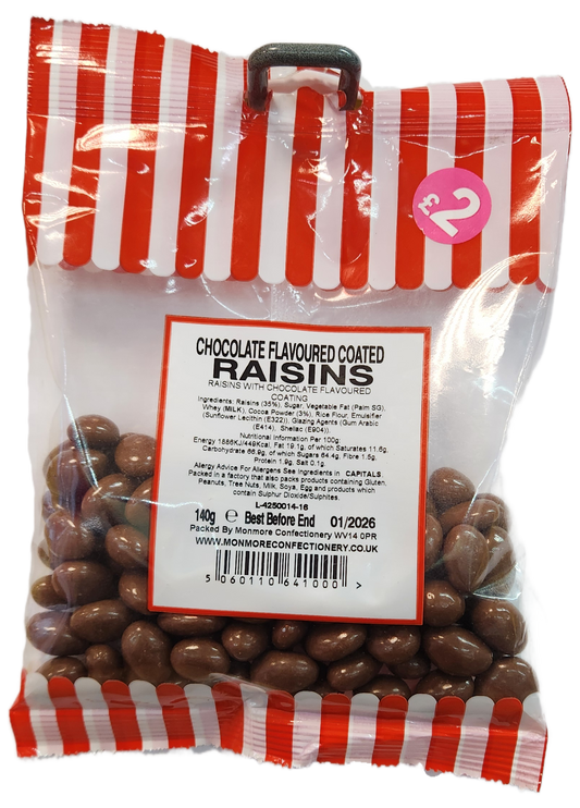 Chocolate Flavored Coated Raisins