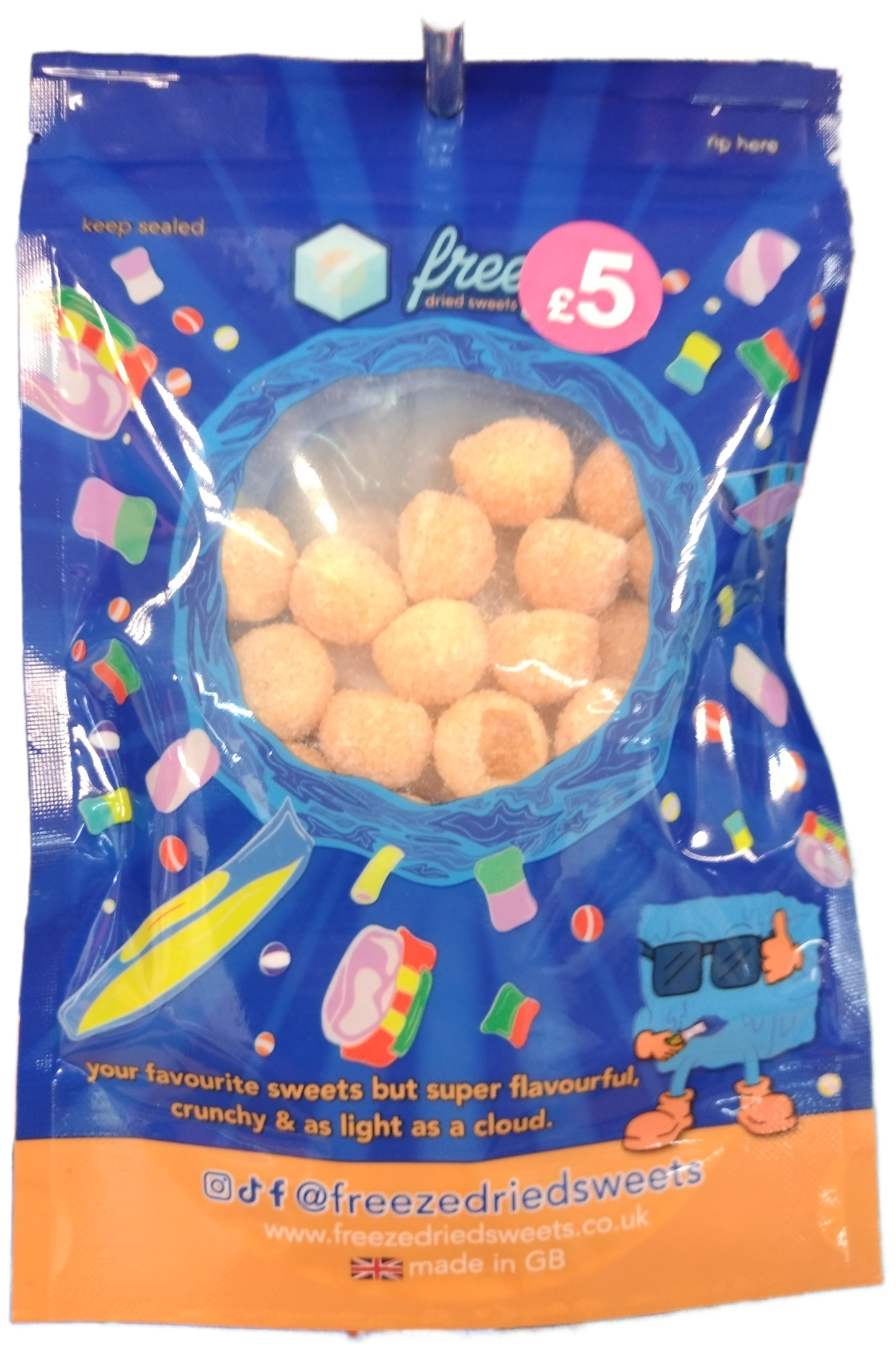 Freeze Dried Irn Bru Squashies