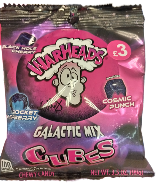 Warheads Cubes Galactic Mix