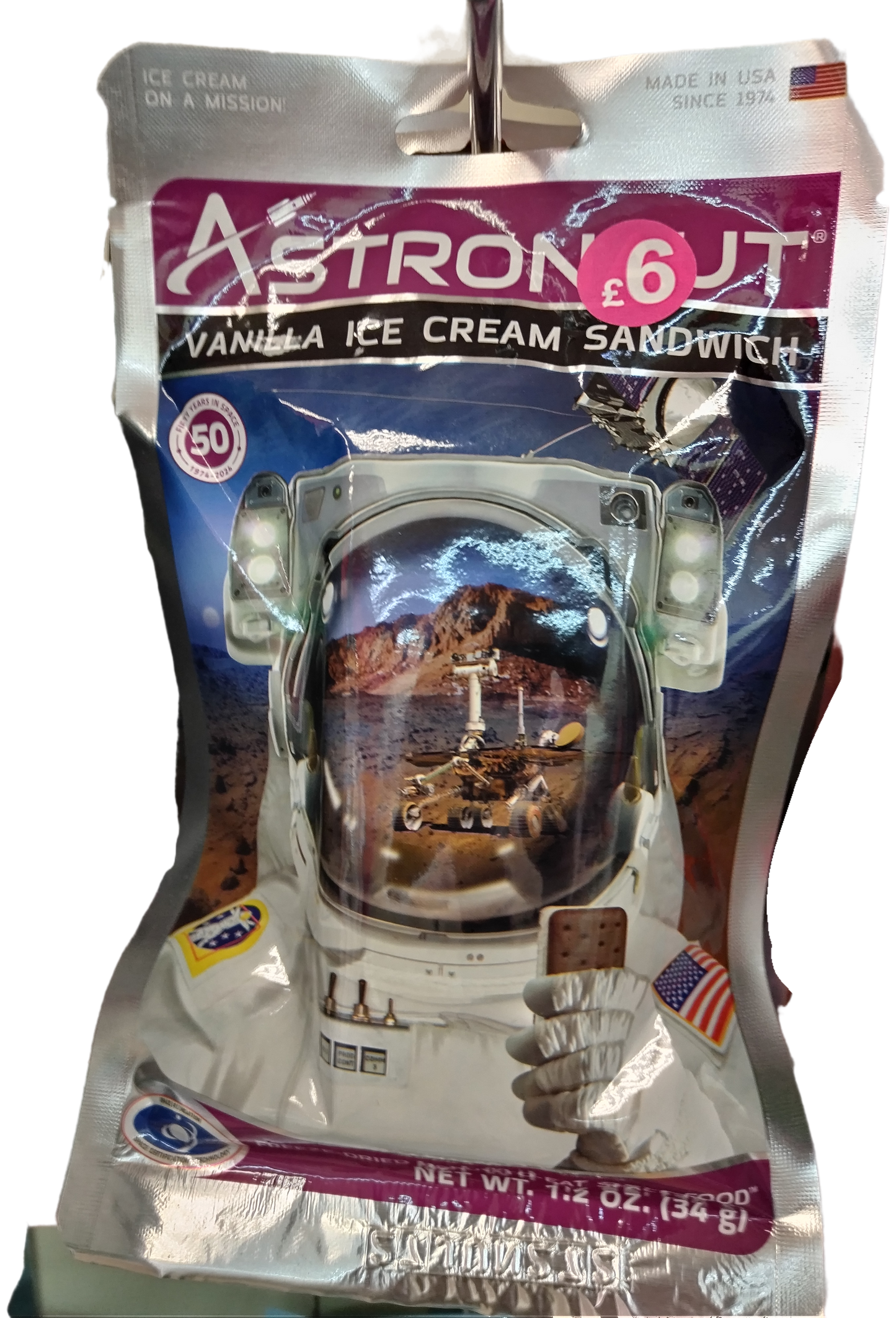 Astronaut Freeze Dried Ice Cream Sandwich